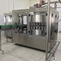 Máy chiết rót ghép mí lon 