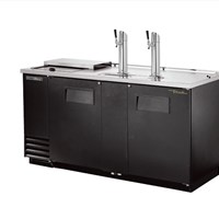 Tủ làm lạnh bia có vòi rót trực tiếp Club Top có cửa xoay chắc chắn TRUE TDD-3CT-HC