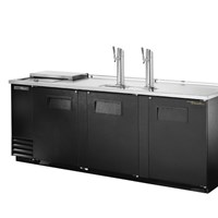 Tủ làm lạnh bia có vòi rót trực tiếp Club Top có cửa xoay chắc chắn TRUE TDD-4CT-HC