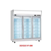 Tủ đông mát 3 cánh kính BERJAYA 3D/D2C1F-SM (2 mát - 1 đông)