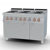 Bếp Điện 6 Vùng Nấu Có Lò Nướng Điện Truyền Thống LOTUS CF6-712ETV