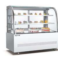 Tủ trưng bày bánh kính cong Meichu MK-12