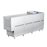 Máy rửa chén băng tải bên trái 5400 đĩa mỗi giờ ATA ATR5400ES