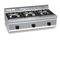 Bếp Âu 3 Họng Dùng Gas Bertos G6F3BH12