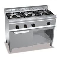 Bếp Âu 3 Họng Gas Kèm Lò Nướng Gas Bertos G6F3H12+FG1