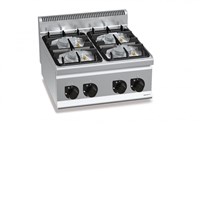 Bếp Âu 4 Họng Dùng Gas Bertos G6F4BPW