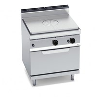 Bếp Âu Mặt Phẳng Đơn Trên Lò Nướng Gas Bertos G7TP+FG