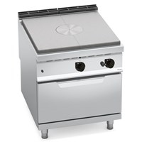 Bếp Âu Mặt Phẳng Đơn Trên Lò Nướng Gas Bertos G9TP+FG