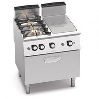 Bếp Âu Kết Hợp Mặt Phẳng + 2 Họng Đốt Trên Lò Nướng Gas Bertos SG7T4P2F+FG