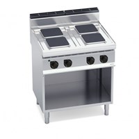 Bếp Điện 4 Vùng Nấu Vuông Có Tủ Dưới Bertos E7PQ4M