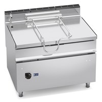 Chảo Nghiêng Tay Quay Dùng Gas Có Động Cơ Bertos G9BR12/I+RM (120 Lít)