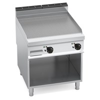 Bếp Chiên Phẳng Rãnh Dùng Điện Có Tủ Dưới Bertos E9FR8M-2
