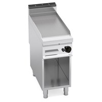 Bếp Chiên Phẳng Trơn Dùng Gas Có Tủ Dưới Bertos G9FL4M