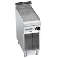 Bếp Chiên Phẳng Rãnh Dùng Gas Có Tủ Dưới Bertos G9FR4M