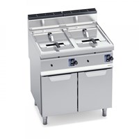 Bếp Chiên Nhúng Dùng Gas Có Tủ Bertos GL10+10M