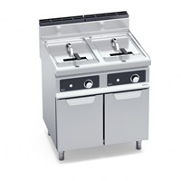 Bếp Chiên Nhúng Dùng Điện Có Tủ Bertos E7F18-8M-BF / E7F18-8MS-BF