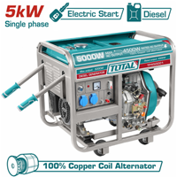 Máy Phát Điện 5Kw Chạy Dầu Total TP450001