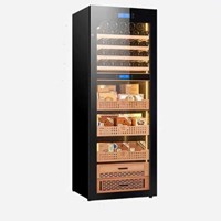 Tủ Bảo Quản Rượu Vang Và Cigar 2 In 1 Golden Fire H2163