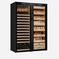 Tủ Bảo Quản Rượu Vang Và Cigar 2 In 1 Golden Fire H2280