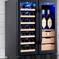 Tủ Bảo Quản Rượu Vang Và Cigar Vinocave 2 In 1