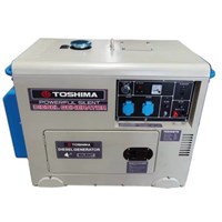 Máy Phát Điện Chạy Dầu 5Kw Toshima T6500ETK