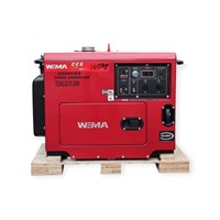 Máy Phát Điện Chạy Dầu 5Kw Weima WM6600CES