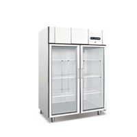Tủ Đông Đứng 2 Cánh Kính Meichu GN1.2BTG2