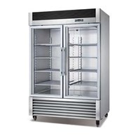 Tủ Đông Đứng 2 Cánh Kính Coolmes AUFG2