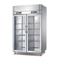 Tủ Trưng Bày Đứng 2 Cánh Kính Mở Hai Mặt Coolmes S1.0G4-ST