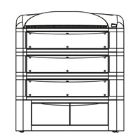 Lò nướng bánh Pizza dùng điện Prismafood VISIOME 444/S