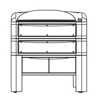 Lò nướng bánh Pizza dùng điện Prismafood VISIOME 44/S