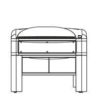 Lò nướng bánh Pizza dùng điện Prismafood VISIOME 4/S