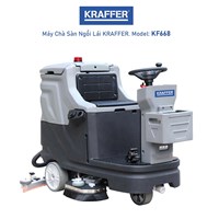 Máy chà sàn liên hợp ngồi lái Kraffer KF668 (dùng bình)
