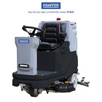 Máy chà sàn liên hợp ngồi lái Kraffer KF868 (dùng bình)