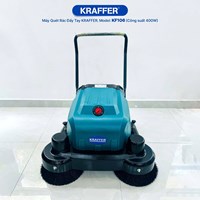 Máy quét rác đẩy tay Kraffer KF106 dùng bình