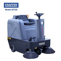 Máy quét rác ngồi lái Kraffer KF125 dùng bình