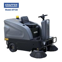 Máy quét rác ngồi lái Kraffer KF138 dùng bình