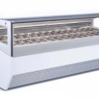 Tủ trưng bày kem gelato Smyrna New Long (30 Pans)