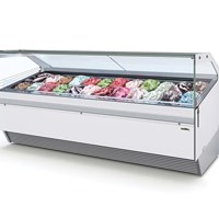 Tủ trưng bày kem gelato MX Flat