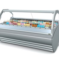 Tủ trưng bày kem gelato Troy (New)