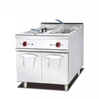 Bếp chiên nhúng điện 2 ngăn kèm tủ đựng Kolner DF-885