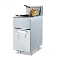 Bếp chiên nhúng dùng gas 1 ngăn 2 rổ Kolner GF-2G