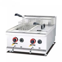 Bếp chiên nhúng dùng gas 2 ngăn Kolner GF-585