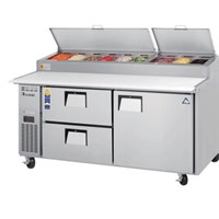 Bàn pizza 1 cánh 2 ngăn kéo Everest B180PS-21RROS-E