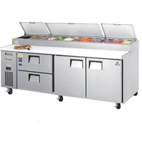 Bàn pizza 2 cánh 2 ngăn kéo Everest B240PS-22RRRS-E