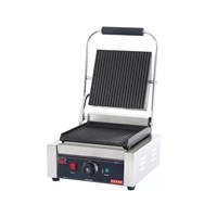 Máy nướng bánh mì Panini điện một mặt (toàn bộ có rãnh) Kolner EG-812