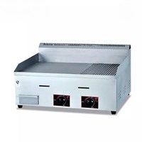 Bếp nướng gas 2/3 mặt phẳng và 1/3 mặt có rãnh Kolner GH-722