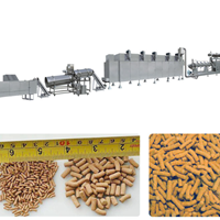 Dây chuyền máy đùn thức ăn cá nổi tự động công suất lớn