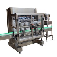 Dây chuyền chiết rót đóng nắp tự động (12 đầu chiết, tự chảy) Kolner