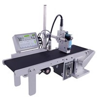 Máy in phun nhiệt tự động Kolner KN-100 (12.7 mm, kèm băng tải mini)